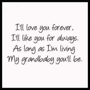 My Grandbaby You'll Be Wall Decals