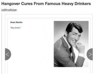 Dean Martin’s Hangover Cure