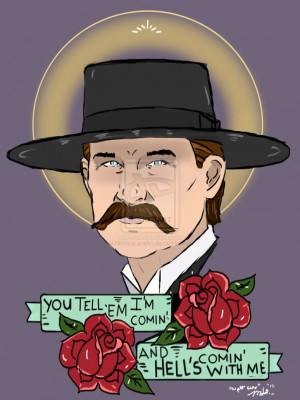 Wyatt Earp (Kurt Russell) by MonicaLaraArt