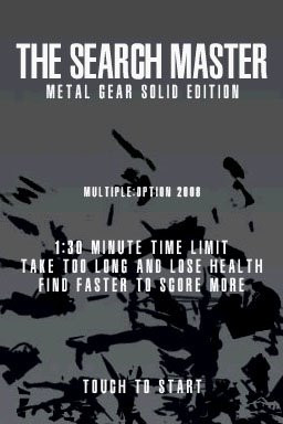 The Search Master – Metal Gear Solid Edition (NDS Game)