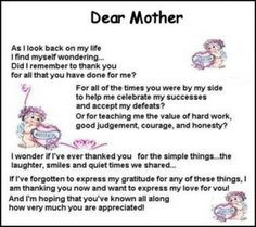 Mother Day Poems Deceased Moms