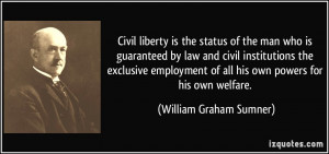 is guaranteed by law and civil institutions the exclusive employment ...