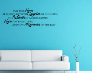 Laughter Warmth Hope Wall Quote Wall Decal Wall Sticker Art Home(JR61)