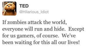 ... pics funny pictures funny quotes gamers humor lol zombie apocalypse