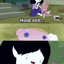 Young Girl Marceline Fixes Her Broken Stuffed Animal Because She Loves ...