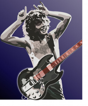 Angus Young background
