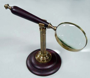 Stand Magnifier with Wooden Stand