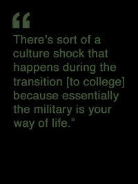 ... Marine Corps veteran pursuing a doctorate in political science