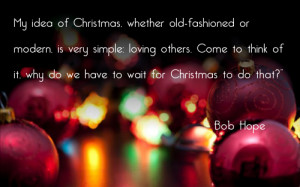 quotes about christmas bob hope