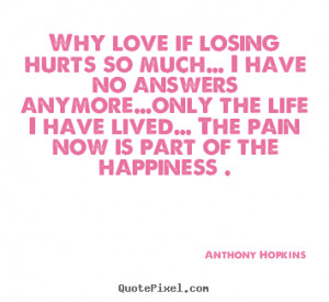 Why Love Losing Hurts Much