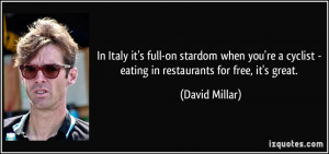 In Italy it's full-on stardom when you're a cyclist - eating in ...