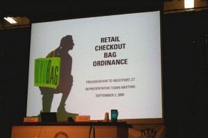 slide presentation by proponents of the plastic bag ban ordinance ...