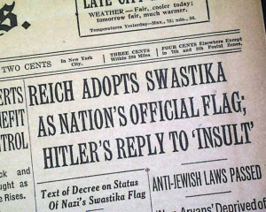 Details about 1935 Newspaper NUREMBERG LAWS PASSED Jewish Holocaust ...