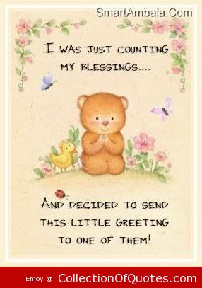 Was Just Counting My Blessings God Quote