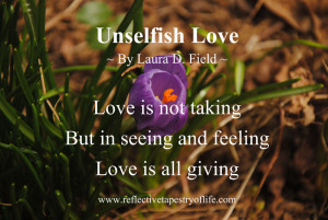 ... give completely from their heart of love and compassion to others