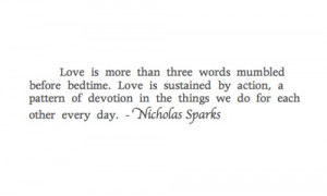 love, nicholas sparks, quotes