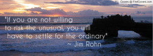 Jim Rohn quote Profile Facebook Covers