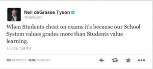 When students cheat on exams it's because our school system values ...