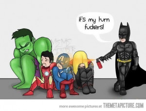 Funny photos funny Batman vs Avengers clipart