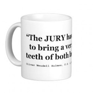 Jury Nullification Quote by Oliver Wendell Holmes Coffee Mugs