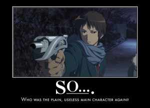 Kyon being a badass for the first time ever.