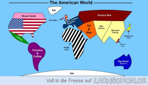 Wie die Amerikaner die Welt sehen ;) - welt,amerika