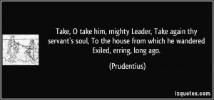 More Prudentius Quotes