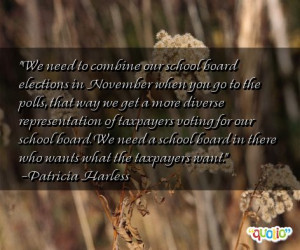 We need to combine our school board