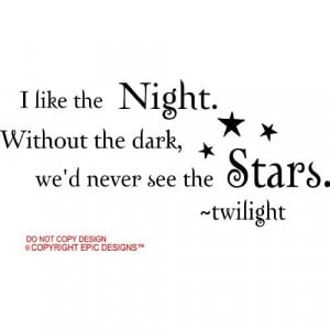 stars twilight cute wall quotes decals sayings vinyl Home & Kitchen
