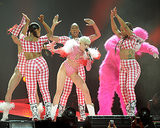 Source: Getty / Larry MaranoOn her Bangerz tour being good for kids ...