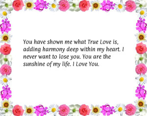 ... Deep Within My Heart I Never Want To Lose You - Anniversary Quote