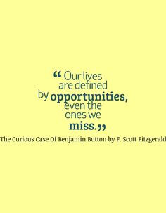 The Curious Case Of Benjamin Button by F. Scott Fitzgerald More
