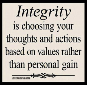 integrity