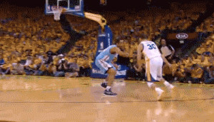 Basketball is an artform. Here is Steph Curry proving this.