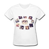 ... Women's Taylor Swift 1989 Album Photogram 100% Cotton T-shirt - White