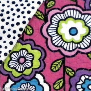 CYNTHIA ROWLEY TEMARA FLORAL PAISLEY 3pc FULL QUEEN QUILT SET PURPLE