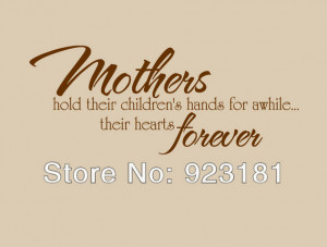 Hot Mother Children Quote Wall Art Sticker Decal Home DIY Decoration ...
