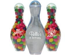 Clear Plastic Bowling Pin Container