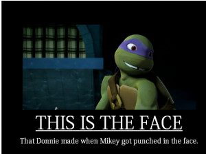 This is the face (TMNT motivational poster) by Abn0rma1