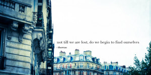 Not Until Are Lost Begin