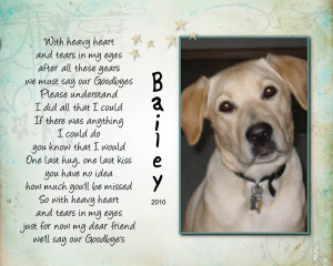 Personalized pet memorial With heavy heart .. cat dog photo PM02