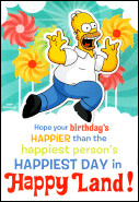 Homer Birthday Card