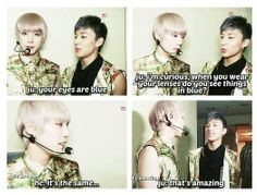 Himchan Jongup - as usual momma himChan is patient wid his lil out of ...