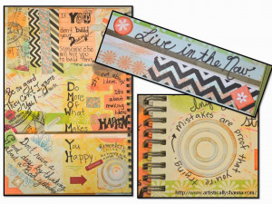 My First Smash Book Inspirational Quotes Page with Printable Quotes