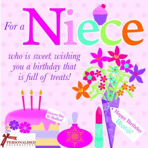 Niece - Bhatiji Birthday Card