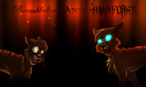 Dr. Brambleclaw and Mr. Hawkfrost by BeCarefulPaint