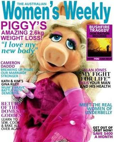 Miss Piggy Magazine Covers