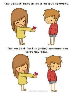 The easiest and hardest part about love