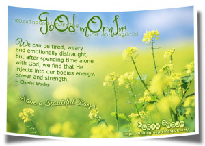 ... He Injects Into Our Bodies Energy,Power and Strenghth ~ Good Day Quote