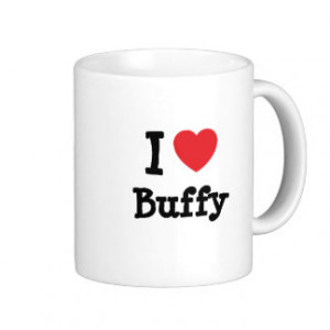 love Buffy heart T-Shirt Coffee Mug